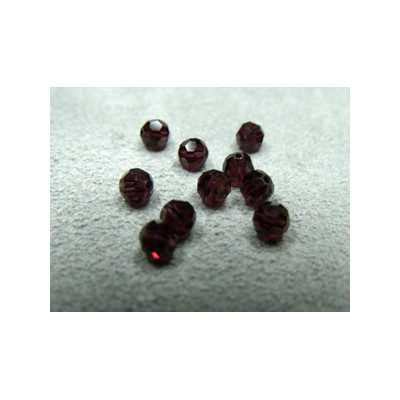 Ronde Swarovski 5000 4mm Burgundy (x10)