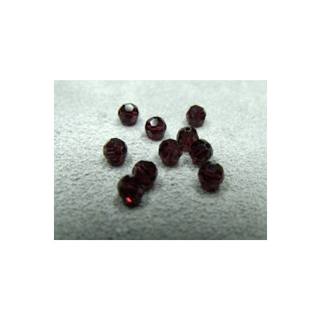 Ronde Swarovski 5000 4mm Burgundy (x10)