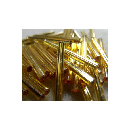 Longs bugles Tchèques 25mm - Topaz SL (x10gr)