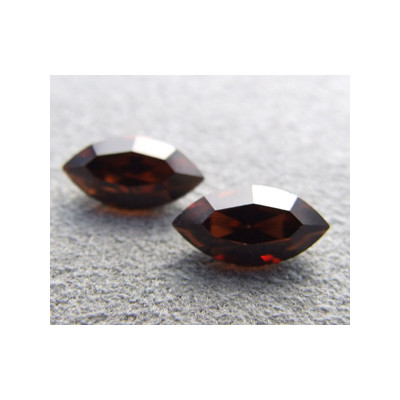 Navette Swarovski 4228 10X5mm Smoked Topaz (x1)