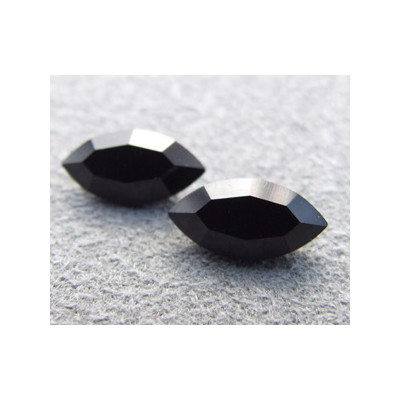 Navette Swarovski 4228 10X5mm Jet (x1)