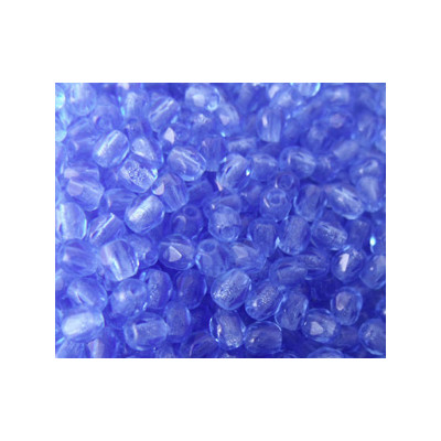 Facettes de Bohême 3mm Sapphire (x100)