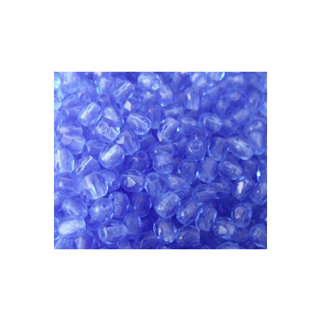 Facettes de Bohême 3mm Sapphire (x100)