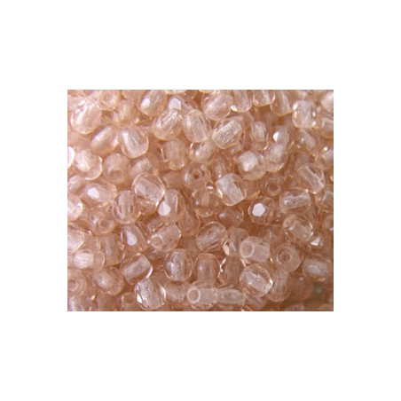 Facettes de Bohême 3mm Peach (x100)