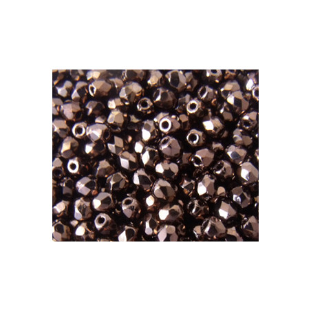 Facettes de Bohême 3mm Dark Dorado (x100)