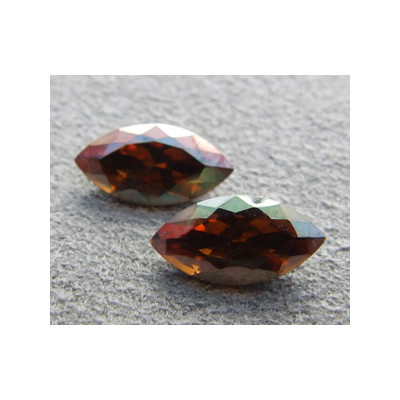 Navette Swarovski 4228 10X5mm Crystal Copper (x1)