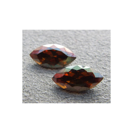 Navette Swarovski 4228 10X5mm Crystal Copper (x1)