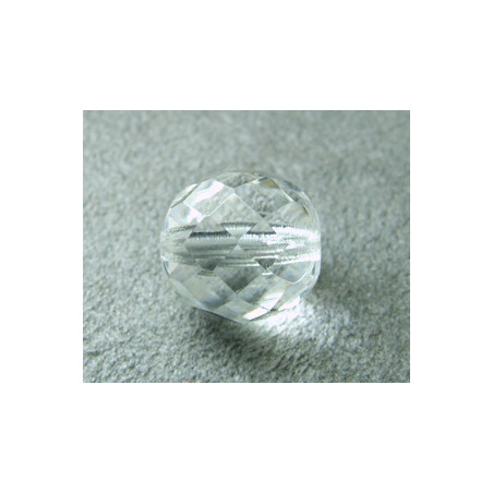 Facettes en verre de Bohême 12mm Cristal (x1)