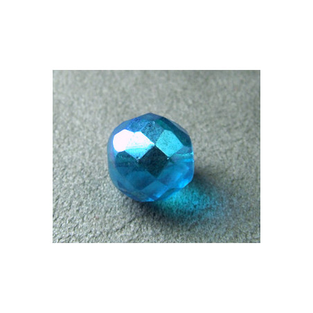 Facettes en verre de Bohême 12mm Aquamarine AB (x1)