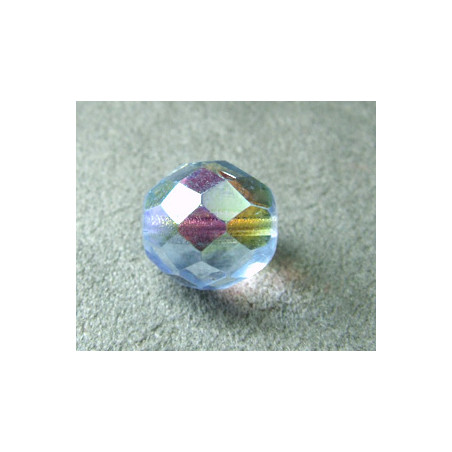 Facettes en verre de Bohême 12mm Light Sapphire AB (x1)