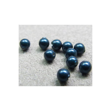 Perle ronde nacrée Swarovski 3mm Petrol (x20)