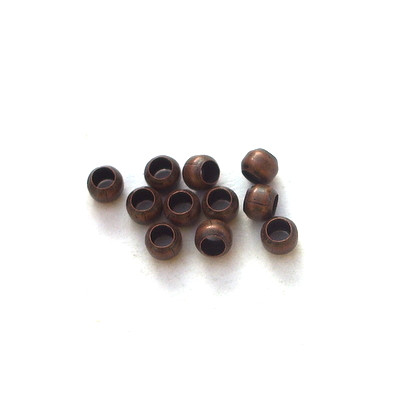 Perles à écraser 2mm Cuivre lot de 200 environ (X1) Perles à écraser 2mm Cuivre lot de 200 environ (X1)