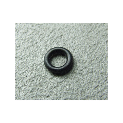 Anneau bloque perle en caoutchou pour Buna cord ou Pvc 7X4mm(X1) Anneau bloque perle en caoutchou pour Buna cord ou Pvc 7X4mm(X1)