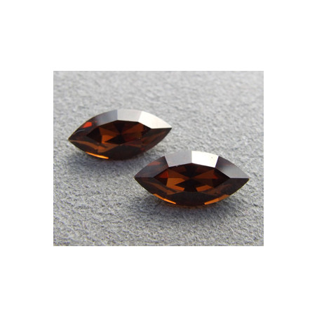 Navette Swarovski 4228 15X7mm Smoked Topaz (x1)
