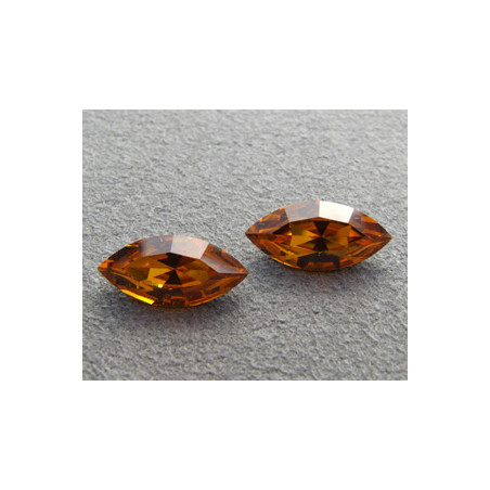 Navette Swarovski 4228 15X7mm Topaz (x1)