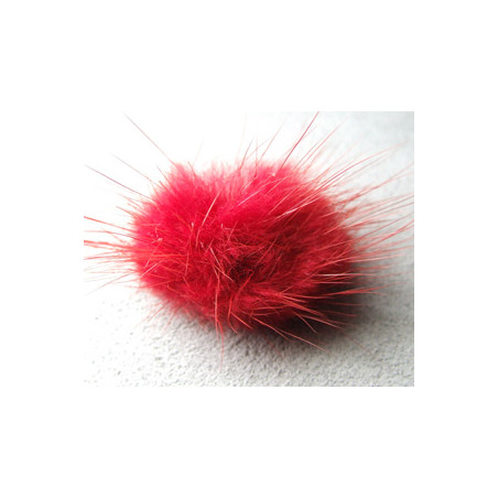 Pompon approx. 20mm Tomate (x1)