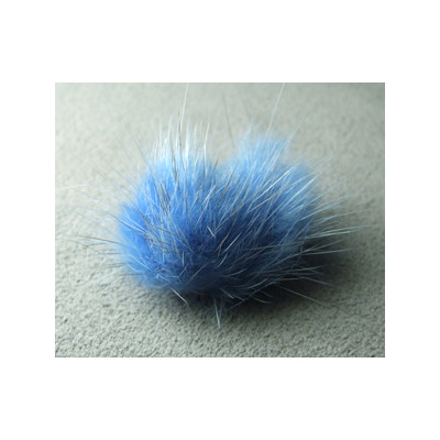 Pompon approx. 20mm Bleu (x1)