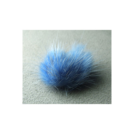 Pompon approx. 20mm Bleu (x1)