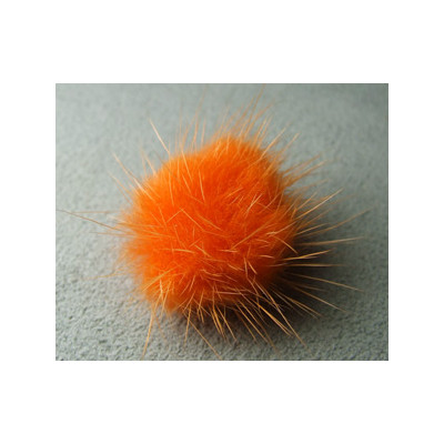 Pompon approx. 20mm Orange (x1)
