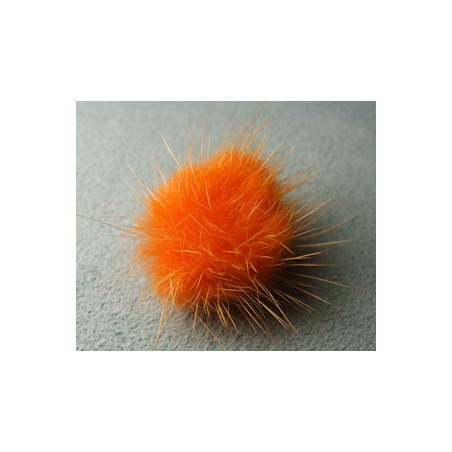 Pompon approx. 20mm Orange (x1)