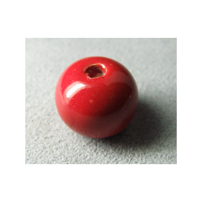 Perles en céramique boule 16mm Tomate (x1) Perles en céramique boule 16mm Tomate (x1)