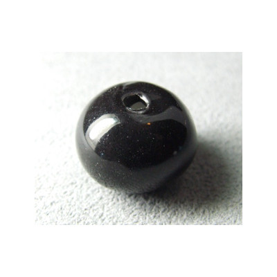 Perles en céramique boule 16mm Noir (x1) Perles en céramique boule 16mm Noir (x1)