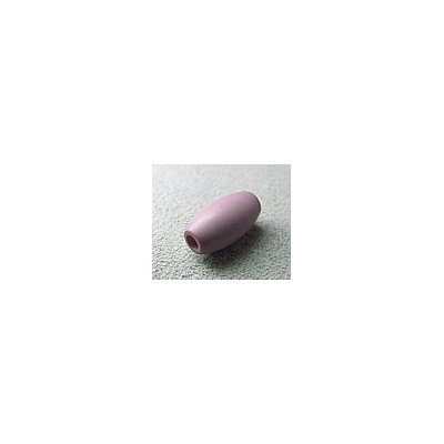 Perle synthétique olivette 16x8mm Trou 3mm - Parme (x1)