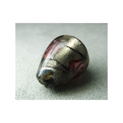 Perle à la lampe poire 20x15mm - Black Diamond (x1)