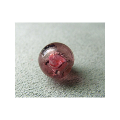 Perle à la lampe boule 10mm - Rose(x1)