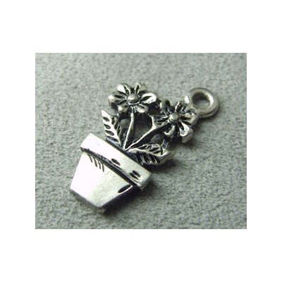 Breloque Pot de fleur 30mm (x1) Breloque Pot de fleur 30mm (x1)