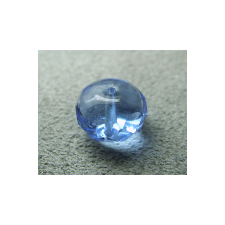 Donut en verre de Chine 10x7mm - Sapphire (x1)