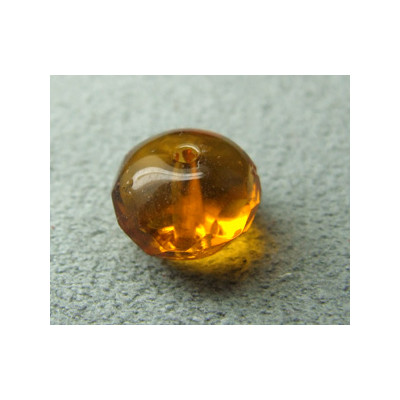 Donut en verre de Chine 10x7mm - Topaz (x1)