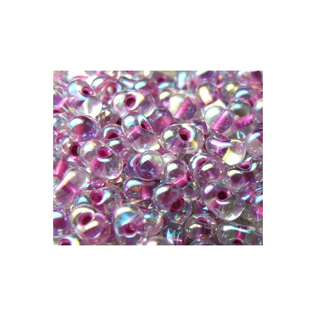 BB-0264 Berry Miyuki Raspberry Lined Crystal AB (x boite de 10g)