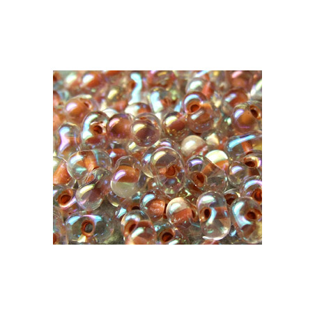 BB-0275 Berry Miyuki Dk Peach Lined Crystal AB (x boite de 10g)