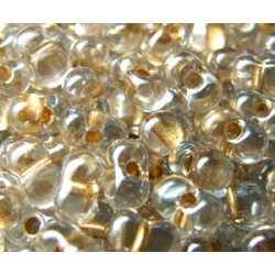 BB-1521 Berry Miyuki Sparkle Beige Lined Crystal (x boite de 10g)