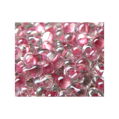 BB-1524 Berry Miyuki Sparkle Peony Pink Lined Crystal (x boite de 10g)