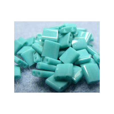 TL-0412 Tilas Bead 5mm Op Turquoise Green (=DB729) (x 5gr)