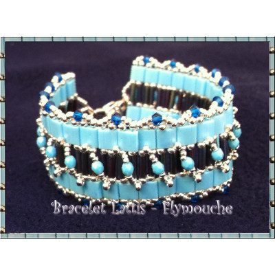 Schéma du bracelet "Lattis" de Flymouche