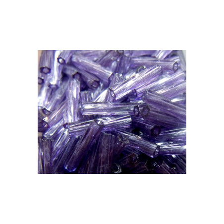 BGL-12TW-1722 Bugles Twistés Miyuki 12mm Dyed Tr Amethyst (x10gr)