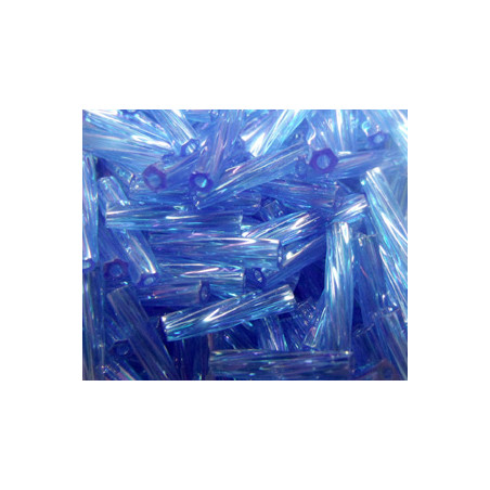 BGL-12TW-0261 Bugles Twistés Miyuki 12mm Tr Sapphire AB (x10gr)
