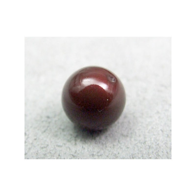 Perle ronde 8mm nacrée Swarovski Maroon (x5) Perle ronde 8mm nacrée Swarovski Maroon (x5)
