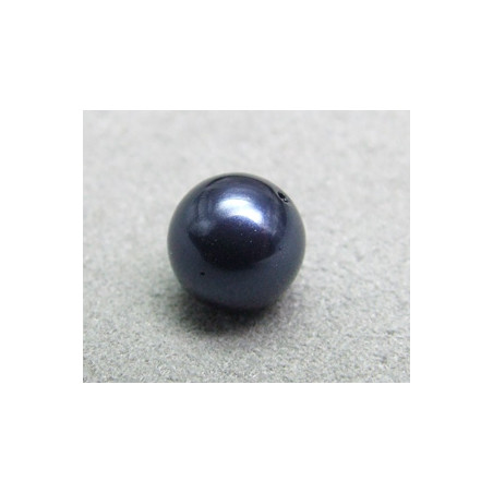 Perle ronde 8mm nacrée Swarovski Night Blue (x5)