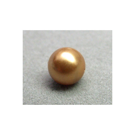Perle ronde nacrée Swarovski 10mm Bright Gold (x1)