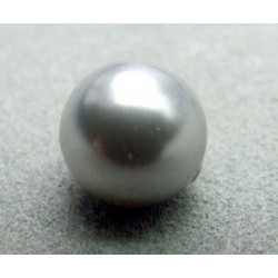 Perle ronde nacrée Swarovski 10mm Light Grey (x1)