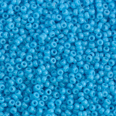 R11-0413 Rocailles 11/0 Opaque Turquoise Blue (=DB725) (x10gr)