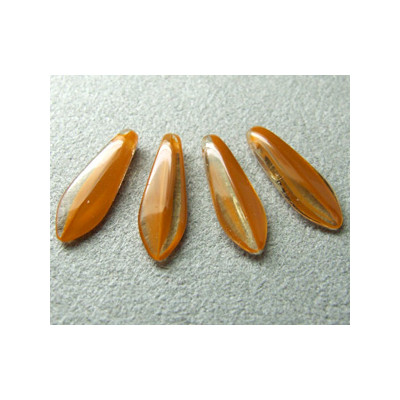 Dague en verre de Bohême 5x16mm - Caramel Champagne Combo (x20)