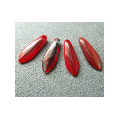 Dague en verre de Bohême 5x16mm - Red Montana Combo (x20)