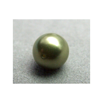 Perle ronde nacrée Swarovski 10mm Light Green (x1)