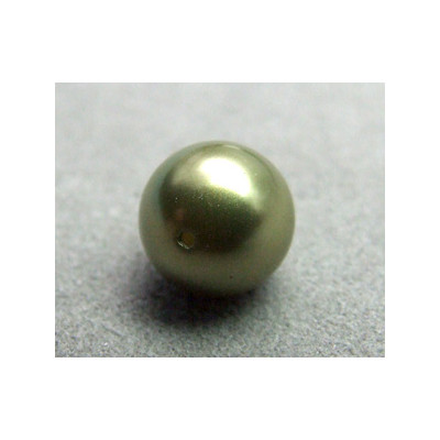 Perle ronde nacrée Swarovski 10mm Light Green (x1) Perle ronde nacrée Swarovski 10mm Light Green (x1)