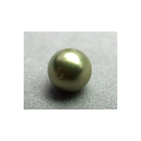 Perle ronde nacrée Swarovski 10mm Light Green (x1)